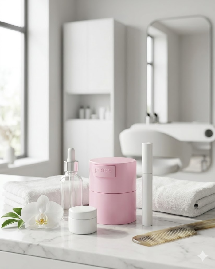 Recipiente Rosa